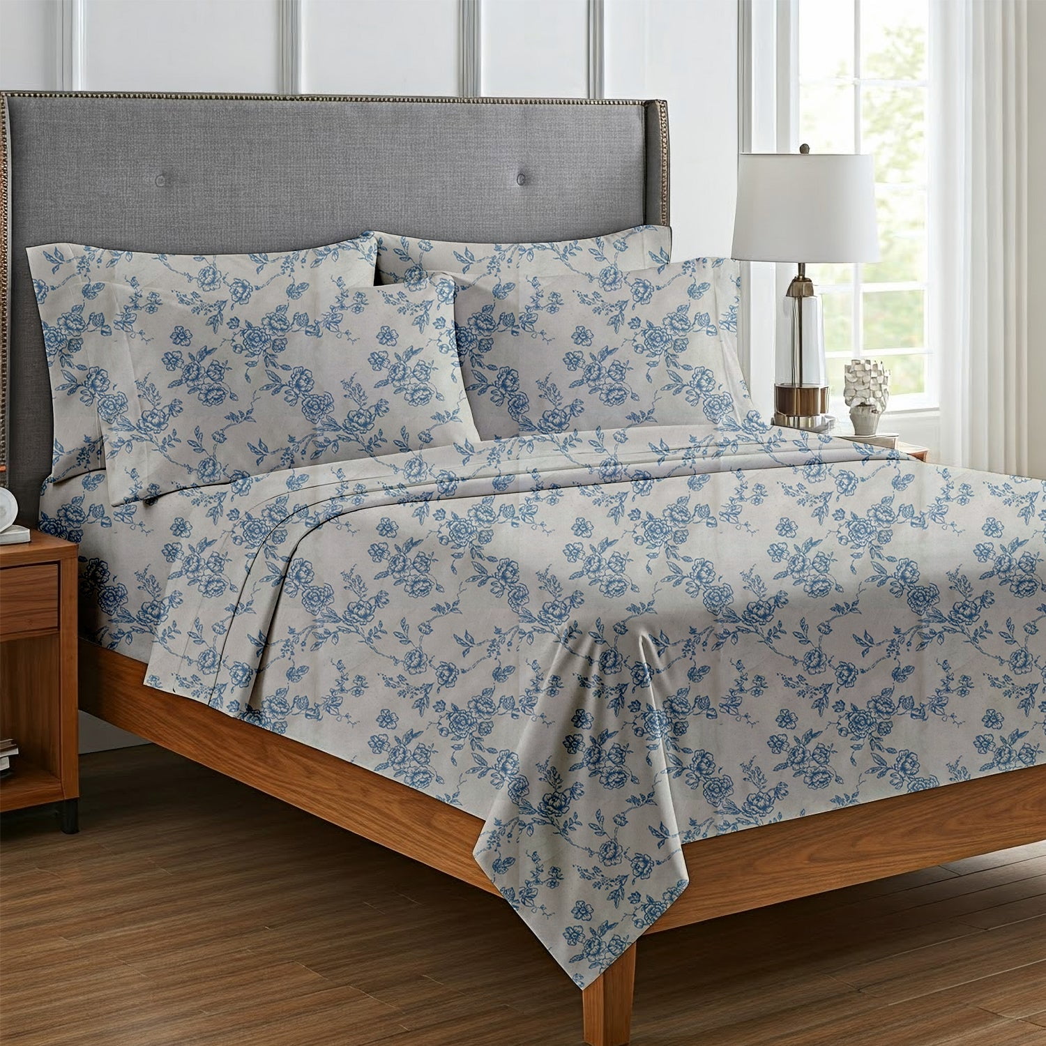 6-Piece Microfiber Bed Sheets ? Ultra-Soft, Wrinkle-Free, Deep Pocket Fit