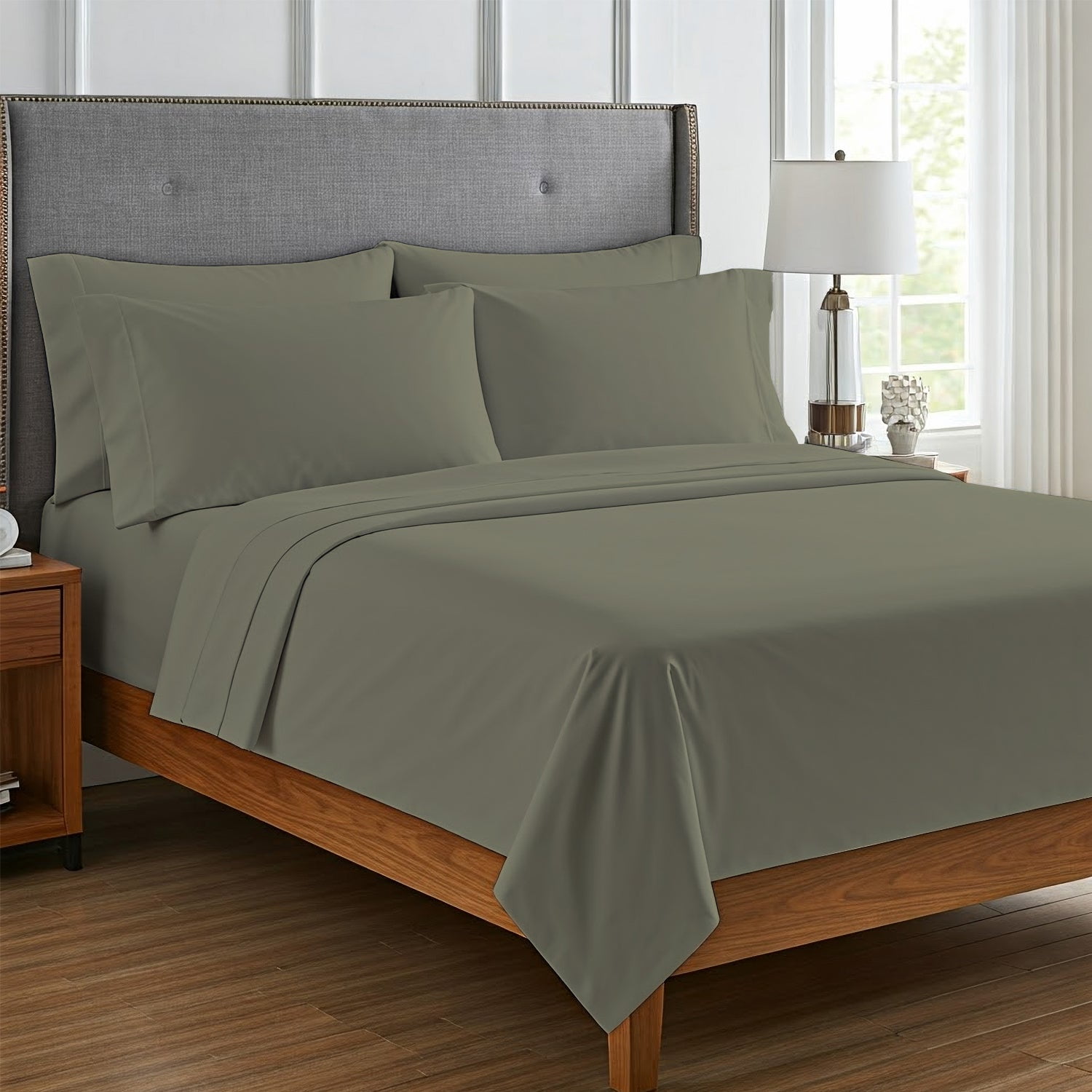 6-Piece Microfiber Bed Sheets ? Ultra-Soft, Wrinkle-Free, Deep Pocket Fit