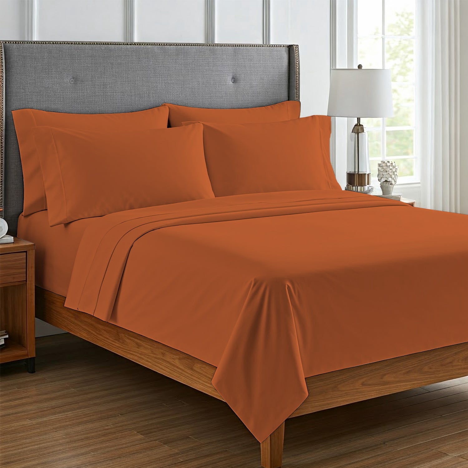 6-Piece Microfiber Bed Sheets ? Ultra-Soft, Wrinkle-Free, Deep Pocket Fit