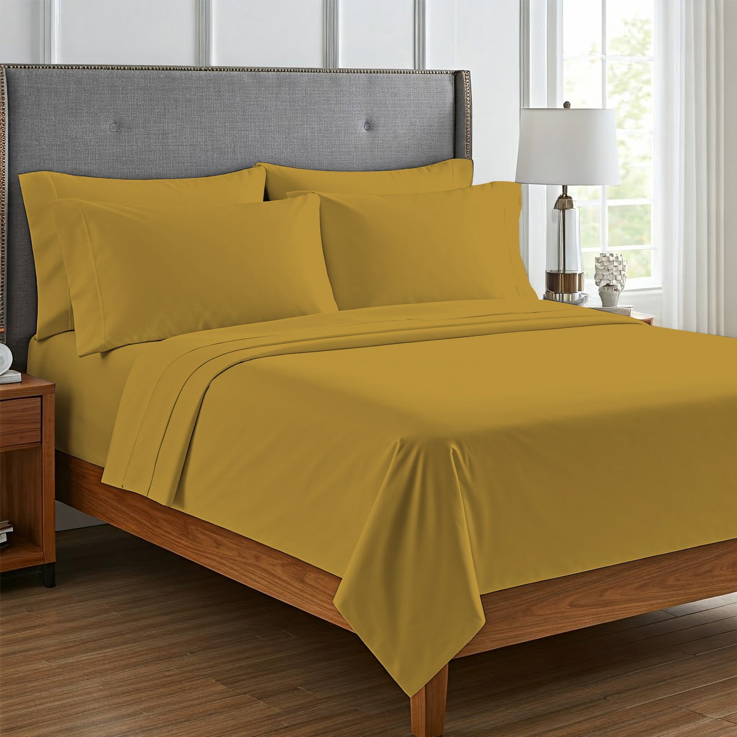 6-Piece Microfiber Bed Sheets ? Ultra-Soft, Wrinkle-Free, Deep Pocket Fit
