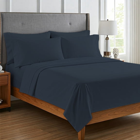 6-Piece Microfiber Bed Sheets ? Ultra-Soft, Wrinkle-Free, Deep Pocket Fit