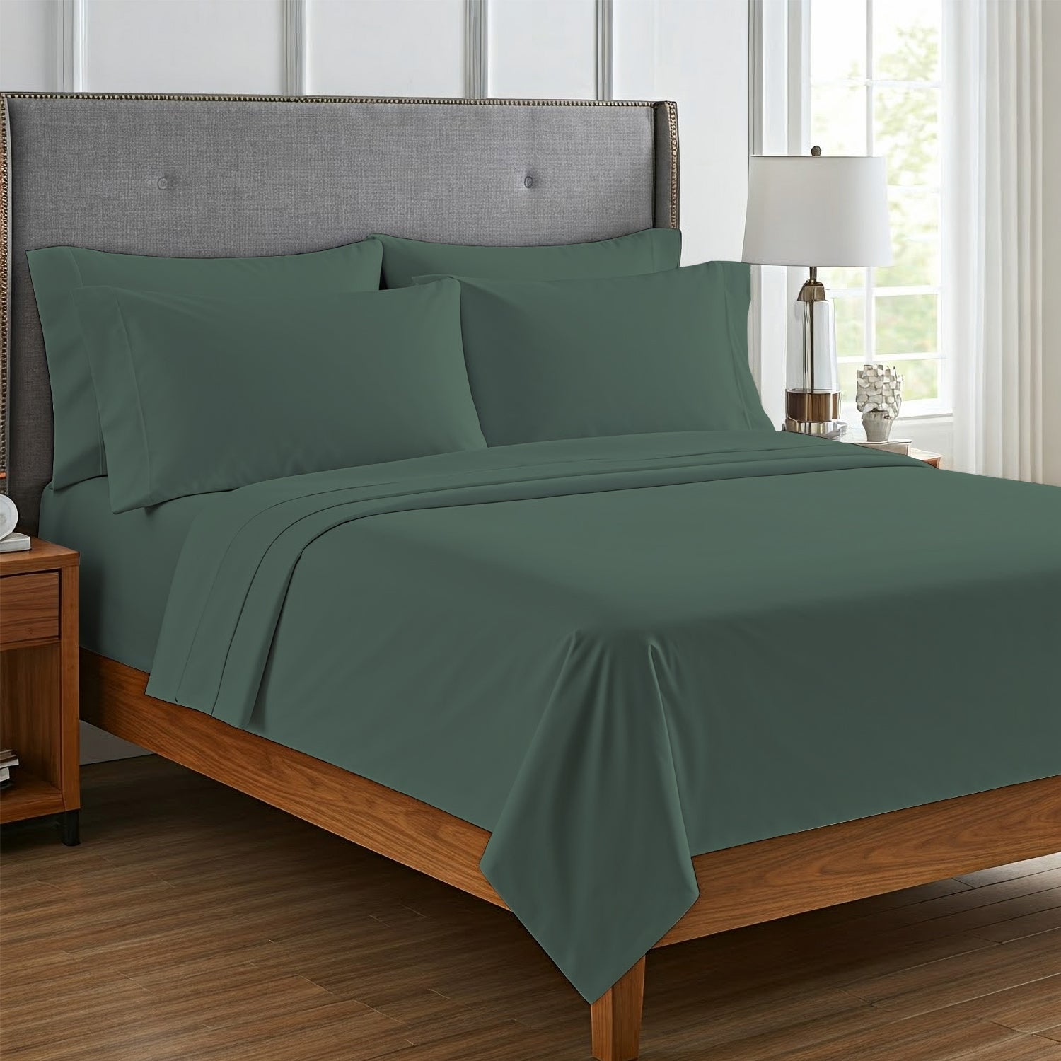 6-Piece Microfiber Bed Sheets ? Ultra-Soft, Wrinkle-Free, Deep Pocket Fit