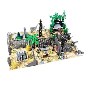 6-Piece Desert Military Base Building Block Set | General Jim's Toys & Bricks | GJ-DMB