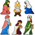 6Piece Nativity Scene Yard Stake Signs, by Holiday Time