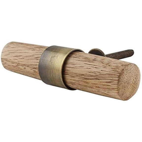 6 Piece Natural T Bar Multicolor Wood Designer Dresser Handles Cabinet Knobs Drawer Pulls Modern Style$$Tools & Hardware Other