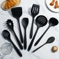 thumbnail image 1 of 6-Piece Nylon Kitchen Utensil Set with Slotted Spoon, Ladle, and Spatula for Nonstick Cookware, 1 of 6