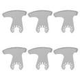 thumbnail image 1 of 6-Piece Oscillating Saw Blades Universal Diamond Carbide for Tile Masonry Removal, Cutting Tools, Saw Blades for Grinding and Shaping, 1 of 9