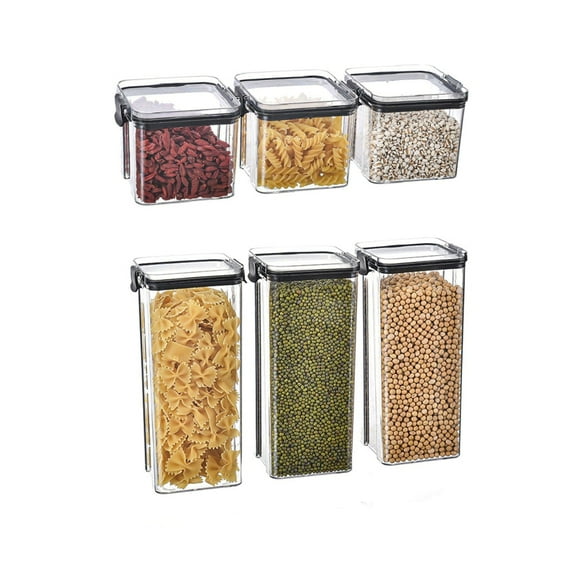 6-Piece Pop Container Set for Food and Spices