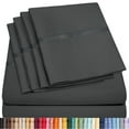 thumbnail image 1 of 6 Piece Premium Bamboo Sheet Set, Deep Pockets, 45 Colors, 2200 Count, Sily Soft, by Lexington Elegance, 1 of 3