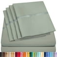 thumbnail image 1 of 6 Piece Premium Bamboo Sheet Set, Deep Pockets, 45 Colors, 2200 Count, Sily Soft, by Lexington Elegance, 1 of 3