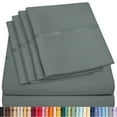 thumbnail image 1 of 6 Piece Premium Bamboo Sheet Set, Deep Pockets, 45 Colors, 2200 Count, Sily Soft, by Lexington Elegance, 1 of 3