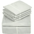 thumbnail image 1 of 6 Piece Premium Bamboo Sheet Set, Deep Pockets, 50 Colors, 2200 Count, Soft, 1 of 4