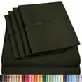 thumbnail image 1 of 6 Piece Premium Bamboo Sheet Set, Deep Pockets, 50 Colors, 2200 Count, Soft, 1 of 6