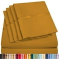 thumbnail image 1 of 6 Piece Premium Bamboo Sheet Set, Deep Pockets, 50 Colors, 2200 Count, Soft, 1 of 6