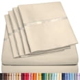 thumbnail image 1 of 6 Piece Premium Bamboo Sheet Set, Deep Pockets, 50 Colors, 2200 Count, Soft, 1 of 6
