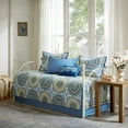 thumbnail image 1 of 6 Piece Reversible Daybed Cover Set Blue Daybed, 1 of 7