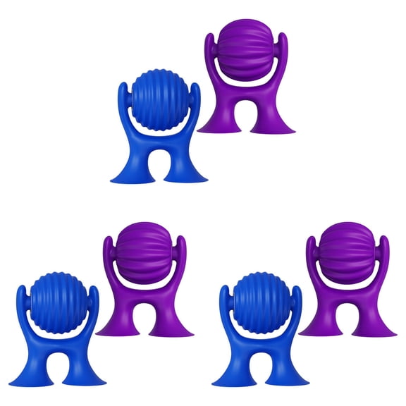 6 Piece Sensory Suction Cup Rotating Texture Suction Cup Quiet High Classroom Bathing Sensory Rotating Boys And Teenagers Corner