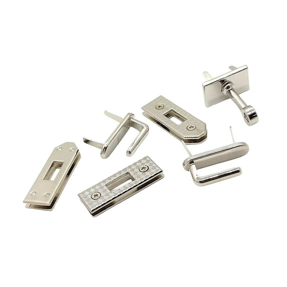 6 Piece Set Wear Resistant Purse Lock Tool With Elegant Design For Handmade Bags And Fashion Accessories