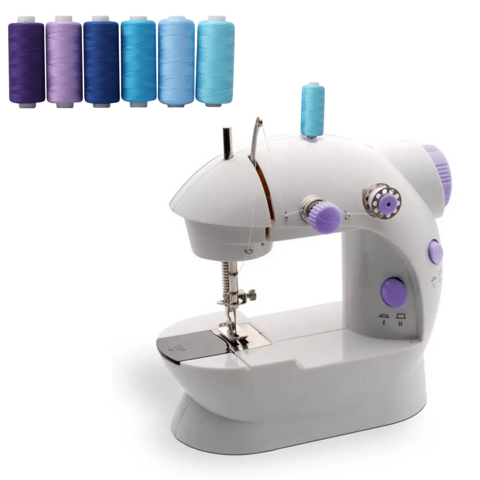 6-Piece Sewing Thread Set,6Color Cotton Threads for Machine and Hand ...