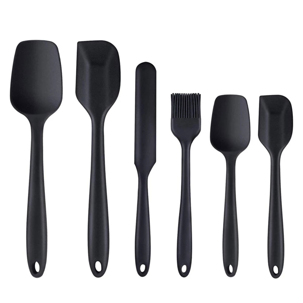 6Piece Silicone Spatula Set ,Rubber Spatula NonStick for Cooking