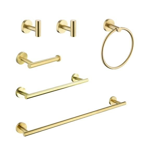 6-Piece Smooth Stainless Steel - Modern Aesthetic - Kitchen Cabinets - Enhance Appearance