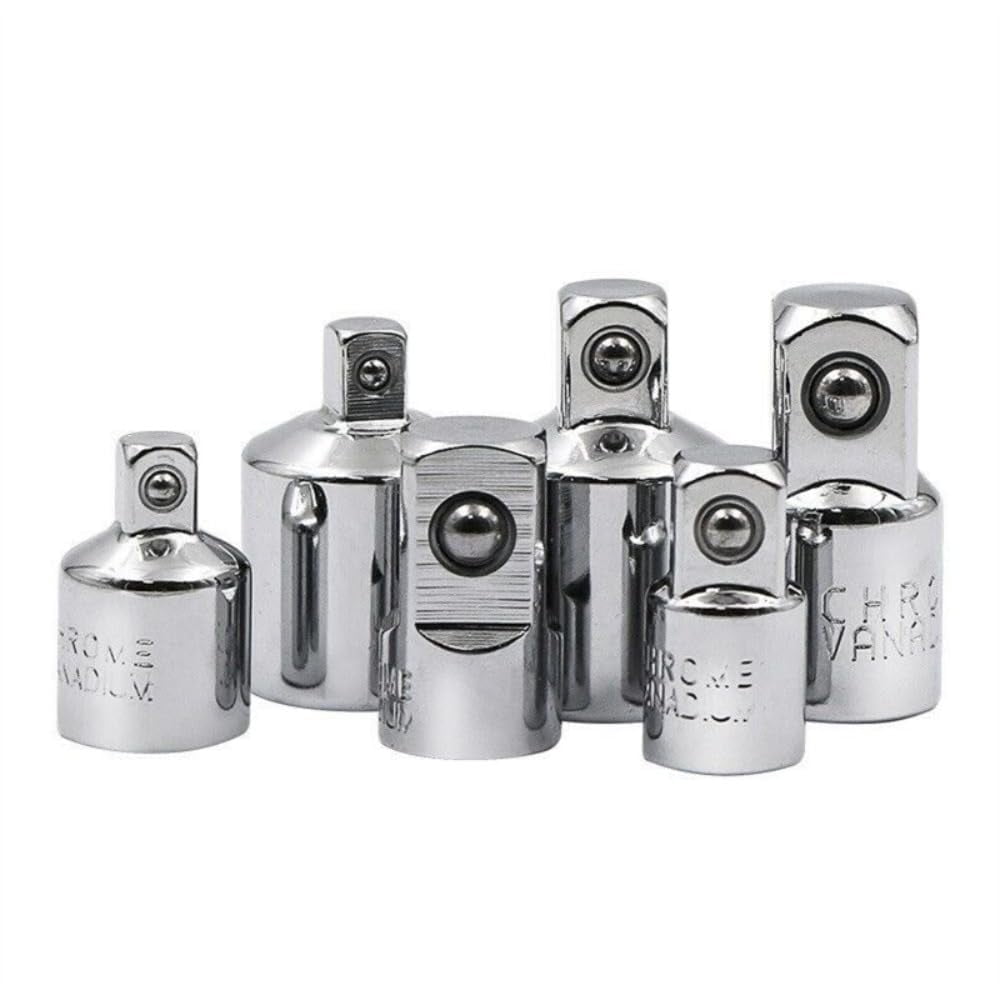Socket Adapter Reducer Set 6 Piece Socket Adapter And Reducer Set, 1/4