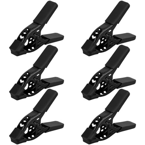 6-Piece Spring Clamps 4-inch Tarp Clamps Heavy Duty Woodworking Clips Spring Clips Metal Clamp Large Clamps Pool Cover Backdrop Stand Photograph Clamp