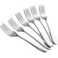 thumbnail image 1 of 6-Piece Stainless Steel Dessert Forks,Salad Forks Set,6.7-Inch, 1 of 8