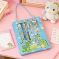 thumbnail image 1 of 6 Piece Stationery Gift Set Complete Starter Kit with Ruler Pencils Sharpener Eraser, 1 of 5