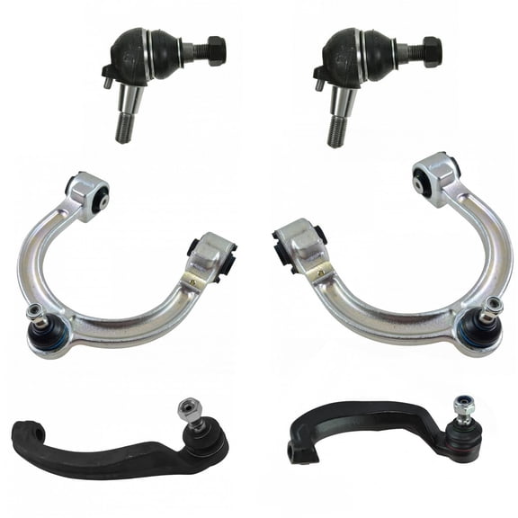 6 Piece Steering & Suspension Kit Lower Ball Joints Upper Control Arms Tie Rods PSA52465 Fits select: 2006,2008 MERCEDES-BENZ E 350 4MATIC WAGON