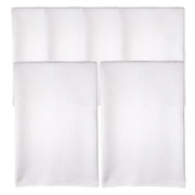 6 Piece Sublimation Embroidery Blanks 100% Polyester Waffle Weave 16" x 24" White Towels Kitchen Bathroom Sports Gym