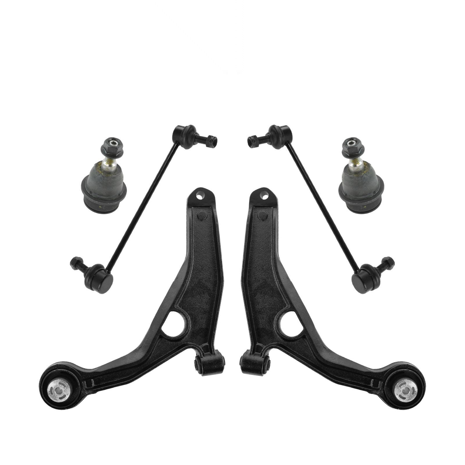 A-Premium 12Pcs Front Suspension Kit, Lower Control Arm Lower Ball Joint Inner Outer Tie Rod End Sway Bar Links Rack and Pinion Bellow Kit, Compatible