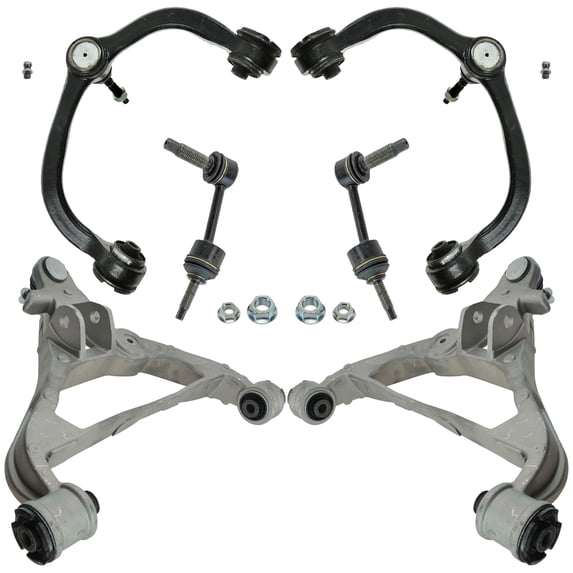 6 Piece Suspension Kit Front Upper & Lower Control Arms Sway Bar End Links New PSA71425 Fits select: 2005-2006 FORD EXPEDITION