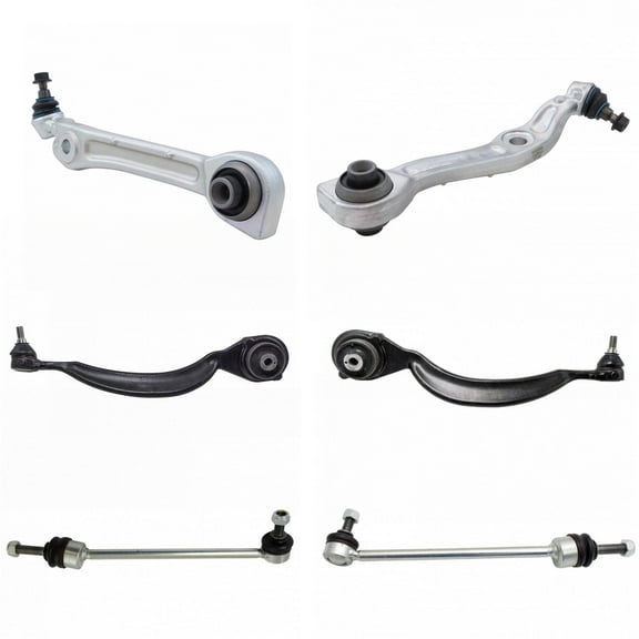 6 Piece Suspension Kit Lower Control Arms w/ Ball Joints Sway Bar End Links PSA69633 Fits select: 2007-2013 MERCEDES-BENZ S 550 4MATIC, 2009-2014 MERCEDES-BENZ CL