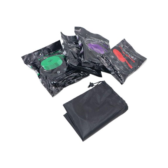 6-Piece TPE Resistance Band Set with 35-230lbs Tension for Pull-Ups Strength Training and Full Body Workouts