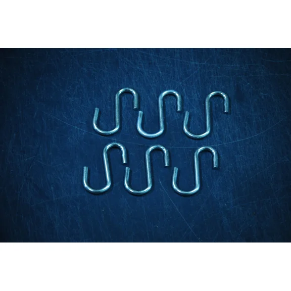 6 Piece Zinc Plated 5/16 S-Hooks Swing-Set Hardware Swing Accessories Strong