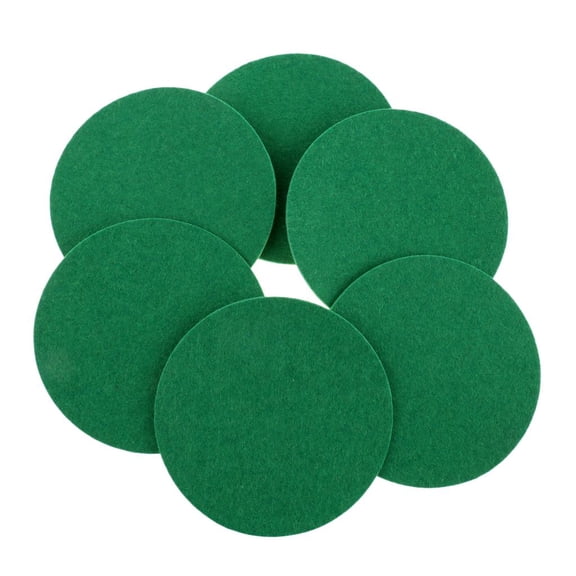 6 Pieces Air Hockey Table Felt Pushers Replacement Felt Pads