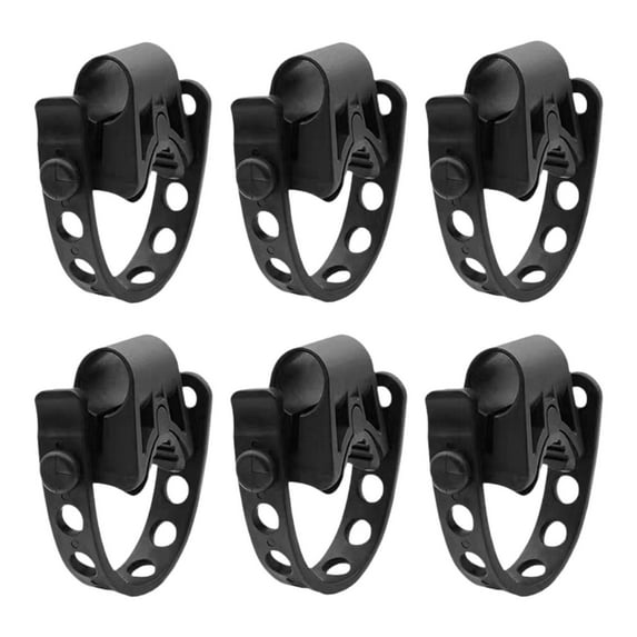 6 Pieces Bike Rack Straps Wheel Stabilizer Adjustable Rubber Secure Locking Function for Car Bicycle Transport