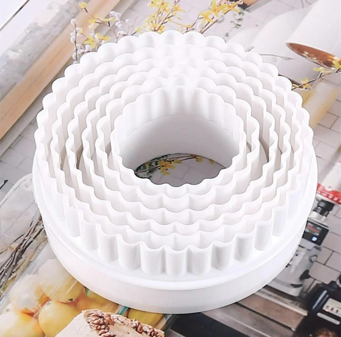 6 Pieces Biscuit Cutters And Fondant Cake Cutters Set