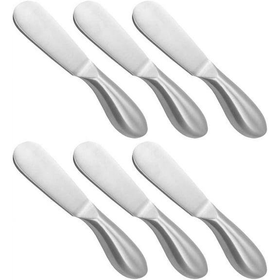 6 Pieces Cheese Spreader Set, findTop Stainless Steel Multipurpose Cheese and Butter Spreader Knives