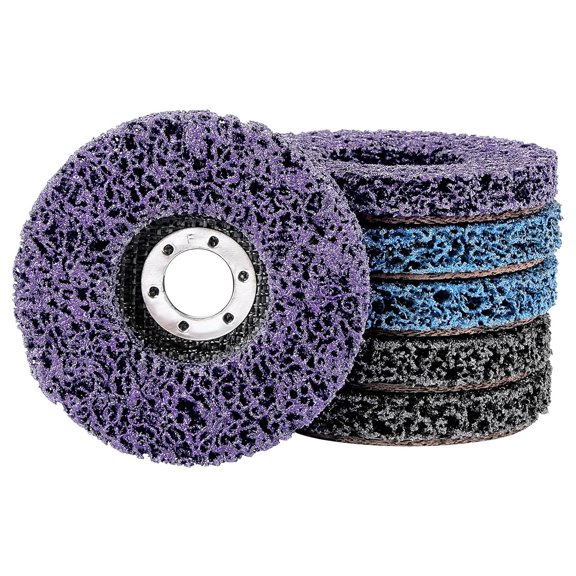 6 Pieces Cleaning Disc, 115 mm CSD Disc For Painting Angle Grinder, Grinding - For metal angle grinder - For working with wood, metal, glass fiber