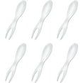 thumbnail image 1 of 6 Pieces Corn Holders Stainless Steel Corn Holders Corn on The Cob Skewers Corn Cob Holders Corn Fork BBQ Sweet Corn Fruit Fork for Home Cooking and BBQ, Silver, 1 of 4