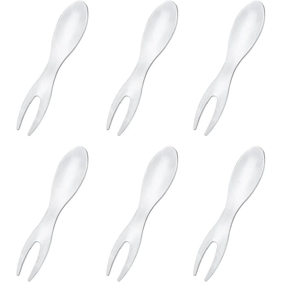 6 Pieces Corn Holders Stainless Steel Corn Holders Corn on The Cob Skewers Corn Cob Holders Corn Fork BBQ Sweet Corn Fruit Fork for Home Cooking and BBQ, Silver