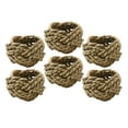 thumbnail image 1 of 6 Pieces Creative Napkin Rings Serviette Rings for New Year Xmas Decoration 4..4cm, 1 of 9