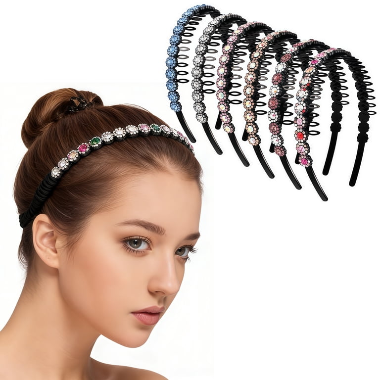 Lot of 6 Beaded Embellished Elegant Headband Bride Bridal Headband, Pearl Wedding Headband, Pearl Headpiece for  main image 3