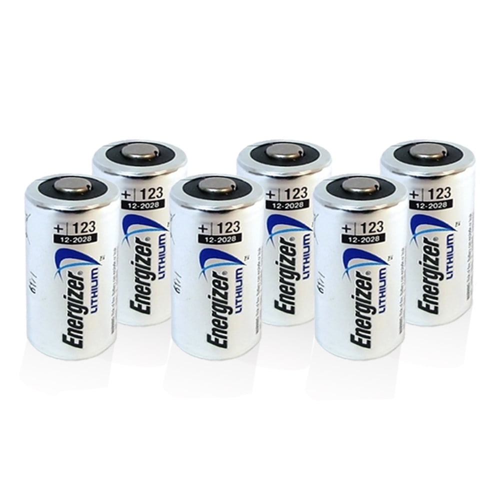 (6 Pieces) Energizer Lithium CR123 3V Lithium Batteries + FREE SHIPPING!