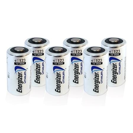 (6 Pieces) Energizer Lithium CR123 3V Lithium Batteries + FREE SHIPPING!