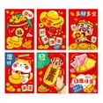 6 Pieces Festival Redness Packets for Spring Festival 2025 Year Of The