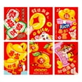 6 Pieces Festival Redness Packets for Spring Festival 2025 Year Of The