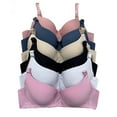 thumbnail image 1 of 6 Packs Pushup Butterfly Lace Sexy Design Underwired Gentle Push Up Bra, 1 of 2